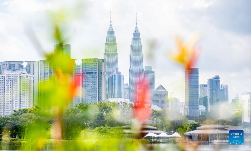 The Petronas Twin Towers are seen in Kuala Lumpur, Malaysia, March 11, 2022.(Photo: Xinhua)